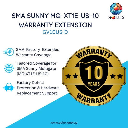 10 YEAR WARRANTY EXTENSION FOR MG-XT1E-US-10