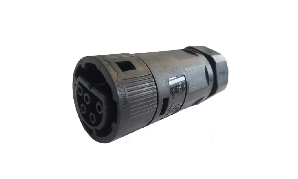APSystems AC Connector-F-12AWG AC Cable Connector - Female - 25A rated for 12AWG Bus Cable