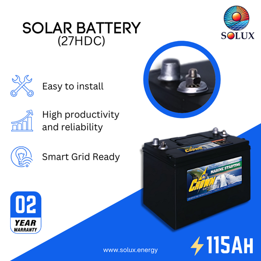 This is the image of 27HDC Crown New Wave Marine Deep Cycle Battery