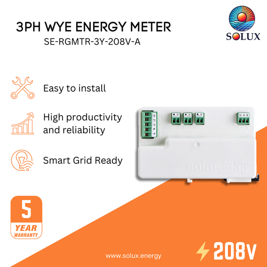 This is an image of Commercial Three Phase Meter: 3PH Wye 208V, ANSI C12.20 CLASS