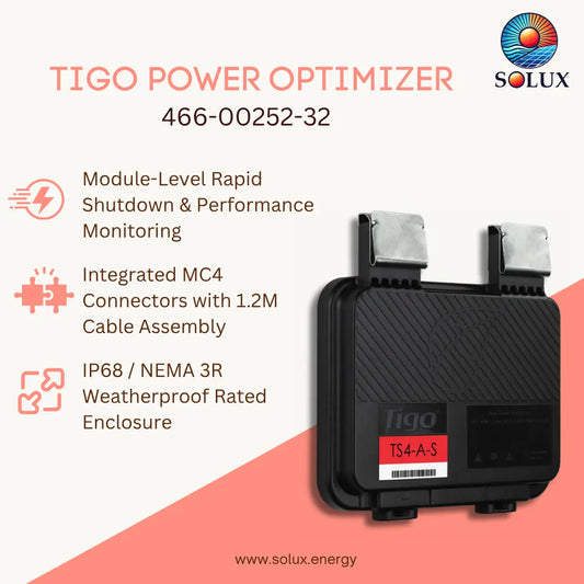 Tigo TS4-A-S, 1500VUL/1000VIEC, 1.2M Cable, MC4.