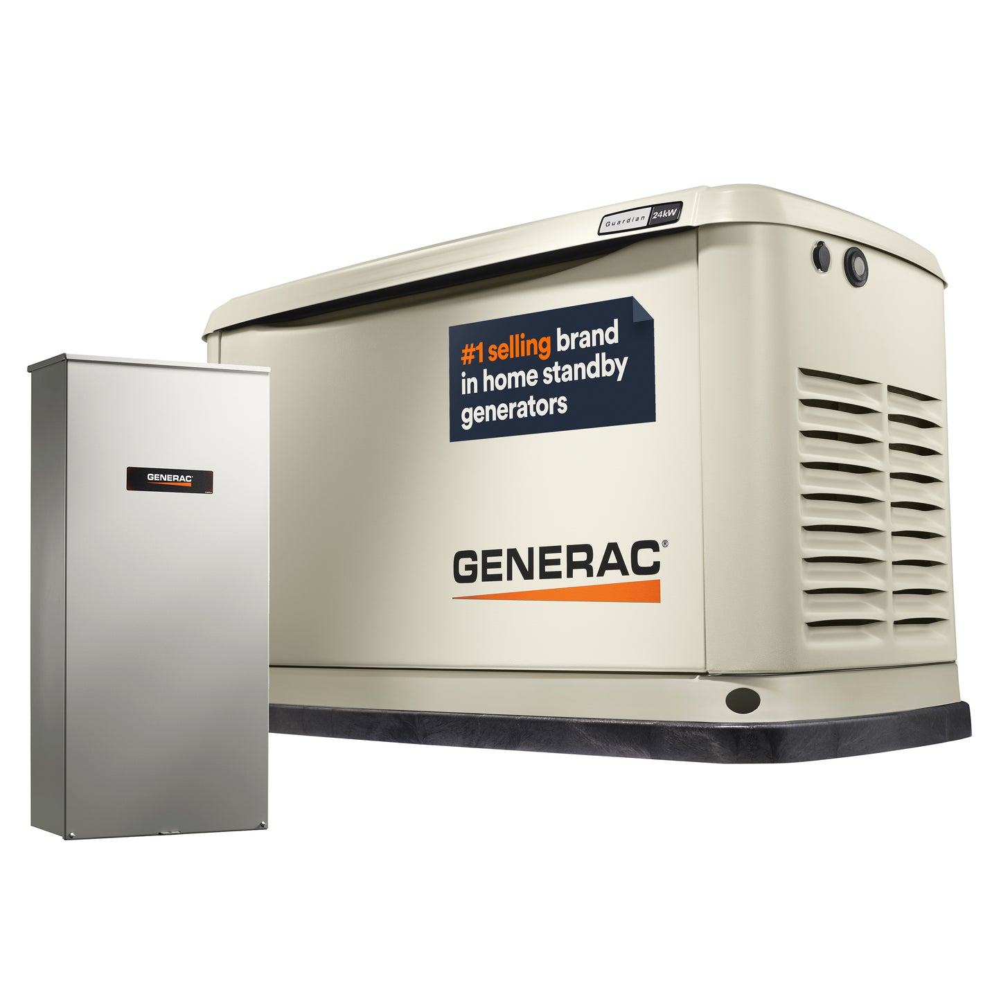 Generac G0072101 Guardian 24KW Home Stand by Generator W/ Transfer Switch Wi-Fi Enabled