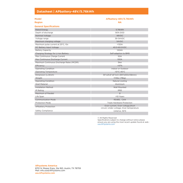 Xinyi 5kWh Battery 48 volt battery