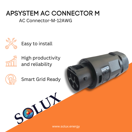 This is an image of APSystems AC Connector-M-12AWG AC Cable Connector - Male