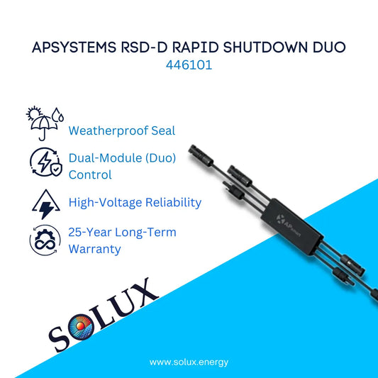 This is an image of APSmart 446101 20A Rapid Shutdown Duo