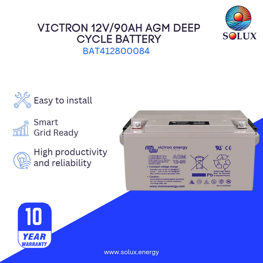 Victron 12V/90Ah AGM Deep Cycle Batt.