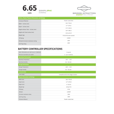BSE-SPHI-BATT-CONTROLLER lifepo4 battery pack