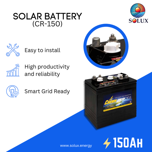 This is an image of CR-150 Crown Commercial Deep Cycle Battery