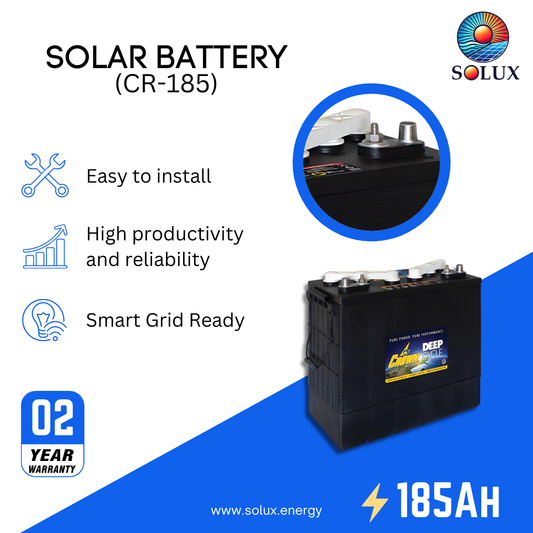 This is an image of CR-185 Crown Commercial Deep Cycle Battery