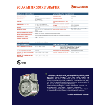 CDR-V5.2-CB5-22-60 ul listed adapter