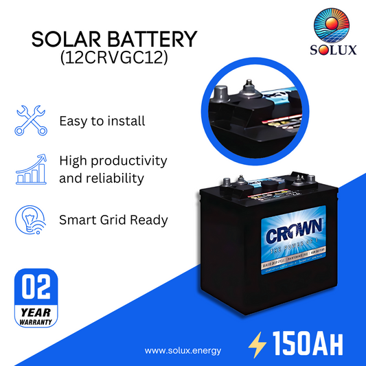 This is an image of Crown GC12 Deep Cycle Battery 12CRVGC12