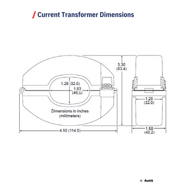 SEACTL-1250-150-C3 ac current sensor