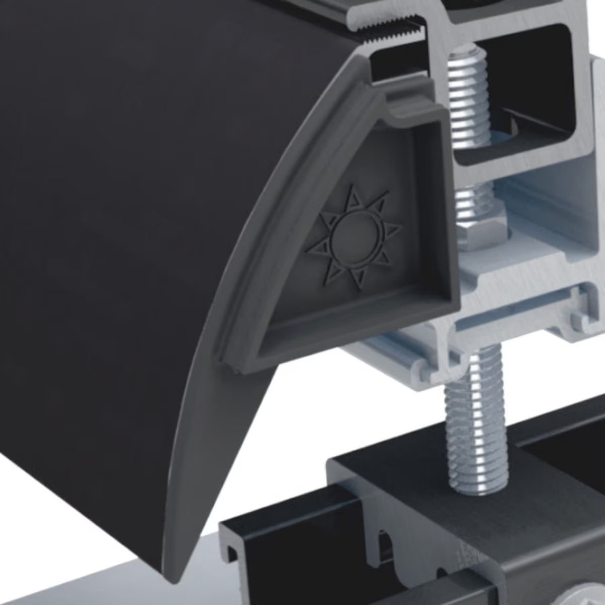 EcoFasten SKIRT END CAP PLS 30MM-C
