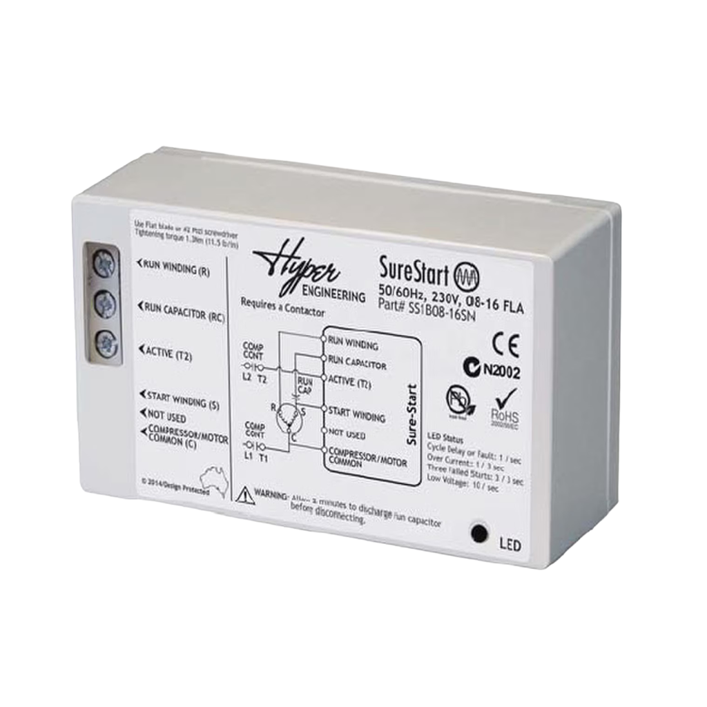 Enphase EN-SSTART-12-20A Soft starters used for 120V pumps and HVAC