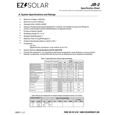 EZS-JB-2 tiled roof