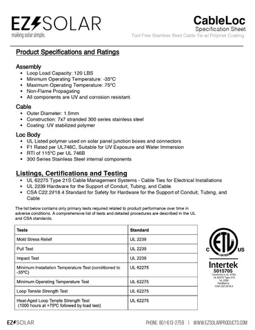 CL1524-1.B cable loc