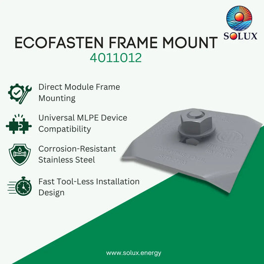EcoFasten 4011012 Frame MLPE Mount, Stainless Steel