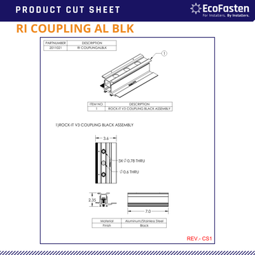 EFS-ROCKITV3COUP connectors and couplings