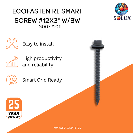 This is an image of Solar Fasteners - RI Smart Screw EcoFasten