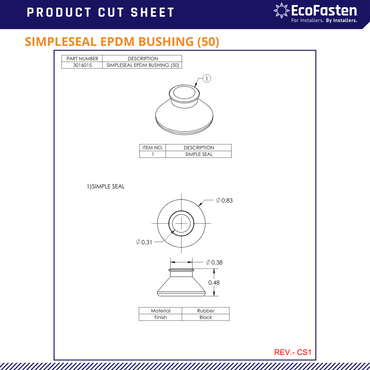 EFS-SIMSEALBSH compression seal