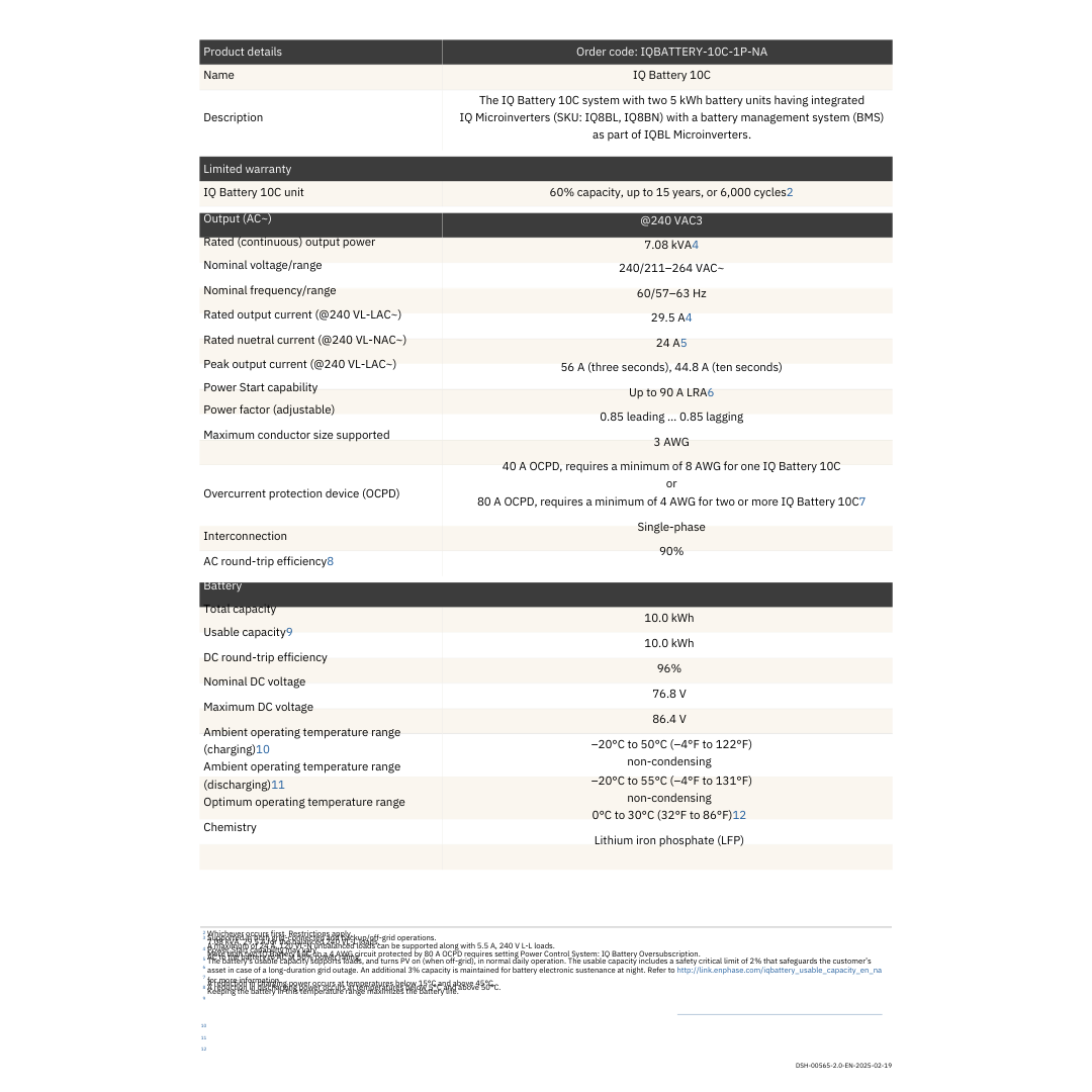 EN-B05-C01-US00-1-3 ul certified battery