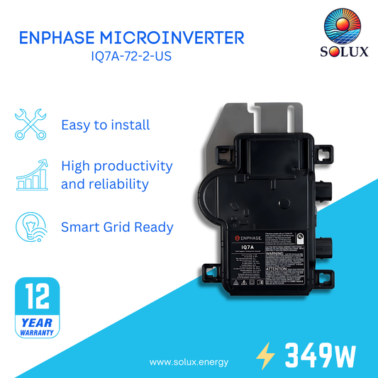 This is an image of Enphase IQ7A IQ Series Microinverter (IQ7A-72-2-US)