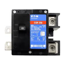 roduct image of CELLMODEM-07-INT-05, an Enphase 100A 2P Main Breaker with 25k kA rating on a white background.