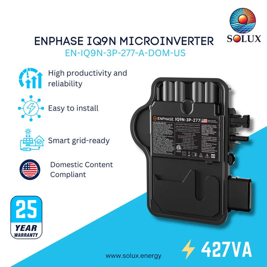 This is an image of Enphase IQ9N Microinverter Domestic Content Version