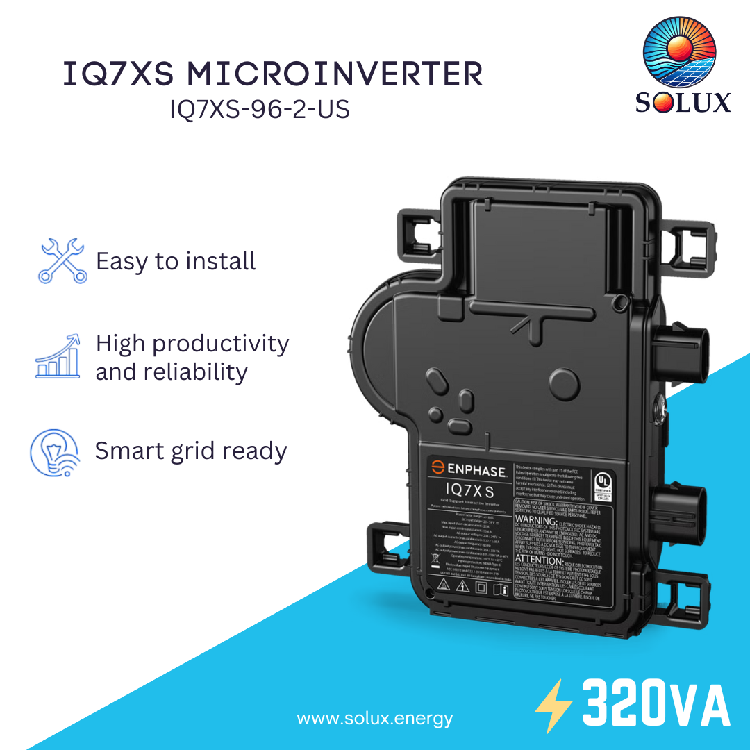 This is an image of Enphase IQ7XS Microinverter (IQ7XS-96-2-US)