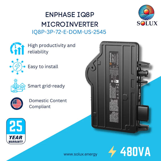 This is an image of Enphase IQ8P 3 Phase Microinverter Domestic Content