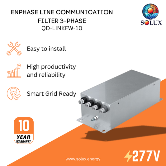 Enhance the communication signal between your Enphase microinverters with this 3-Phase Line Communication Filter.