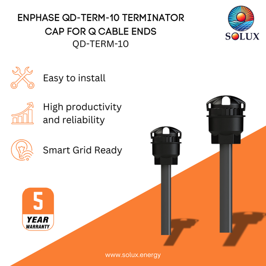 Ideal for solar installations, the Enphase Q-SEAL-10 Female Sealing Cap protects unconnected Q Cable ends from moisture and debris.