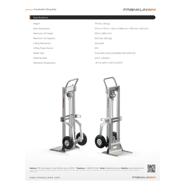 FWH-ACCY-LiDollyV1 lifting tools