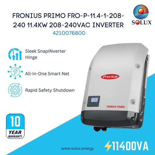 This is an image of Fronius Primo Inverter FRO-P-11.4-1-208-240
