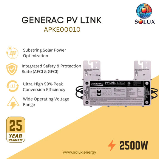 Generac APKE00010 PV Link - 2500W MPPT Substring Optimizer