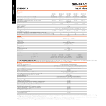 G0072101 generac home standby generators