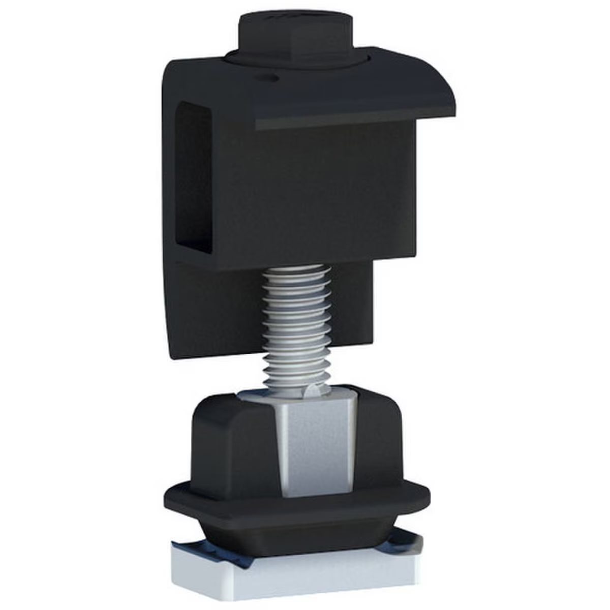 Ironridge Aire Lock End, Black (30mm - 40mm) (Priced as each)