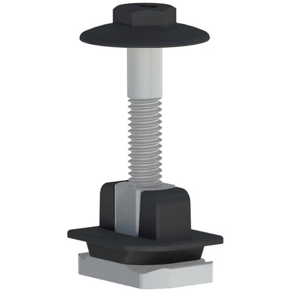 Ironridge Aire Lock Mid, Black (30mm - 40mm) (Priced as each)