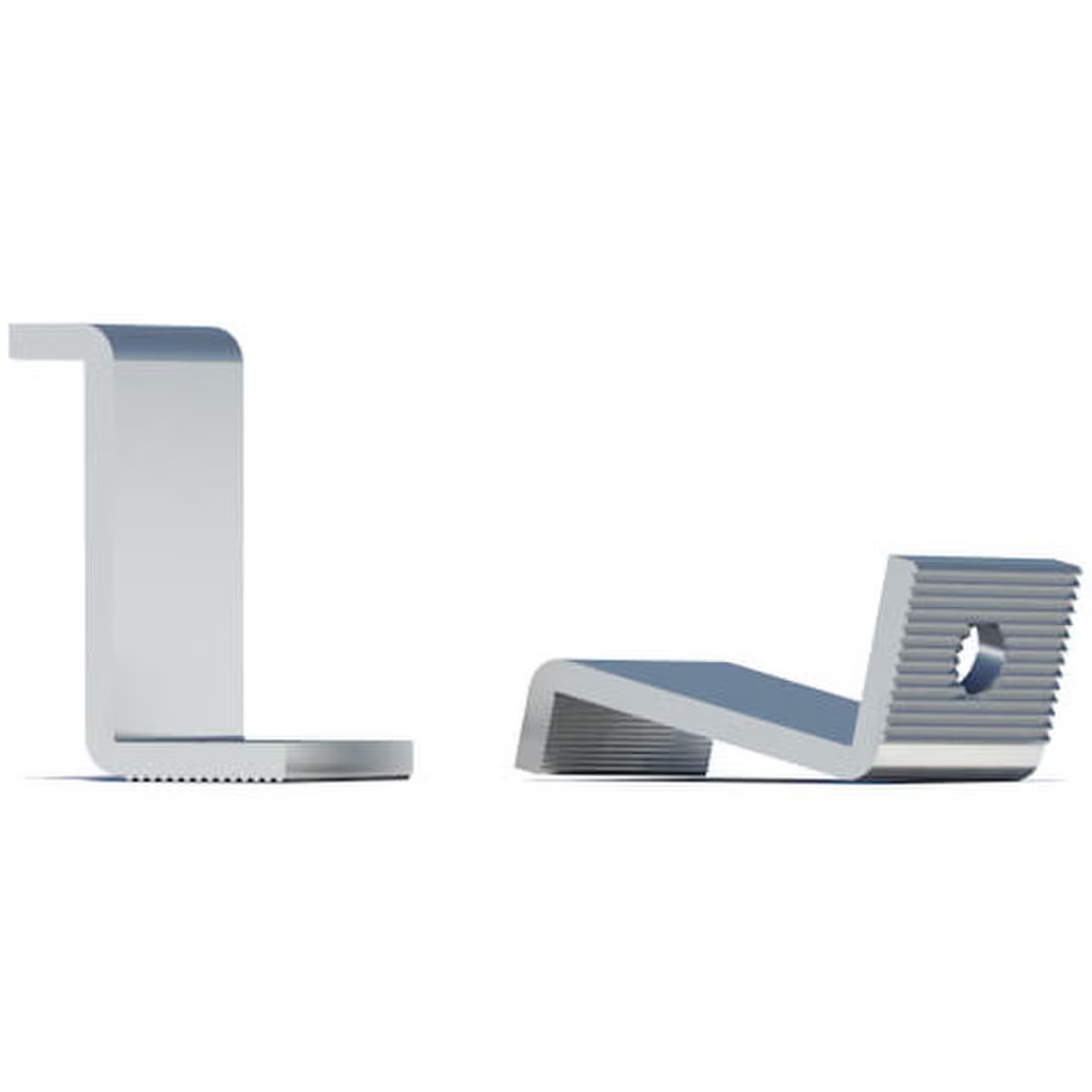 Ironridge BX Top Clamp, 30mm, Mill (Priced as each)