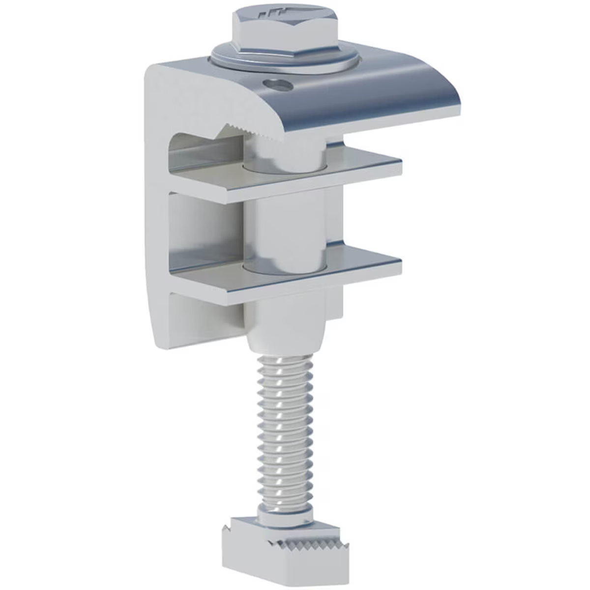 Ironridge End Fastening Object (End Clamp, 30-40MM), Mill (Priced as each)