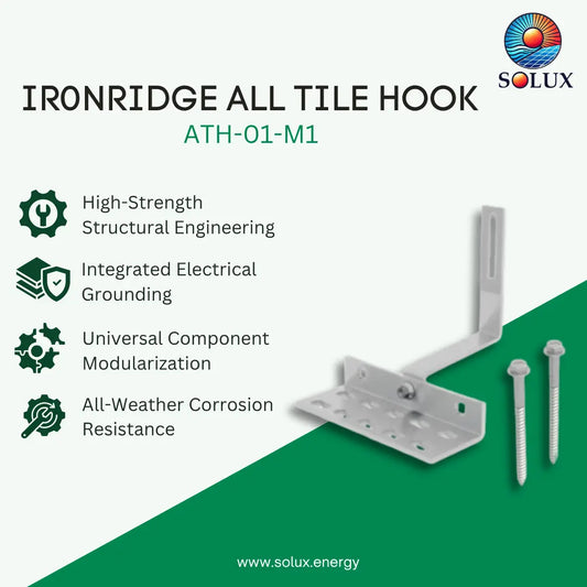 IronRidge All Tile Hook (Incl. 2 Lags)