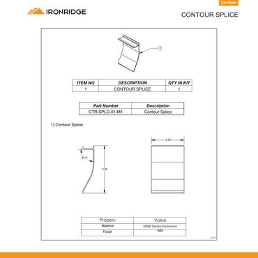 IR-CTR-SPLC-01-M1 rack accessories