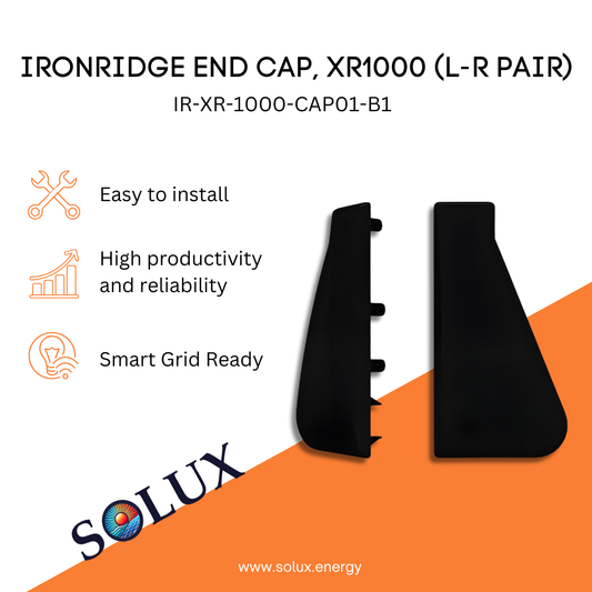 This is an image of End Cap Railing XR1000 (L-R Pair)