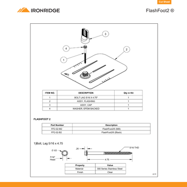 IR-FF2-02-M2 mill finished aluminum