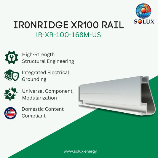 Ironridge XR100, Rail 204" (17 Feet) Clear (Priced as each)
