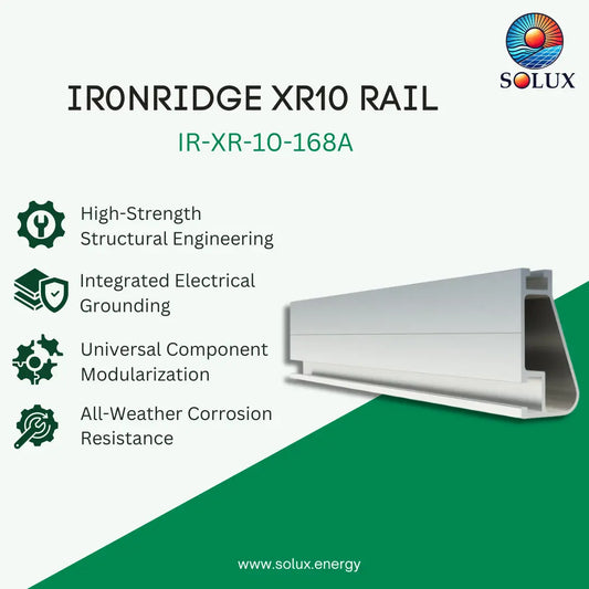 Ironridge XR10, Rail 168" (14 Feet) Clear (Priced as each)