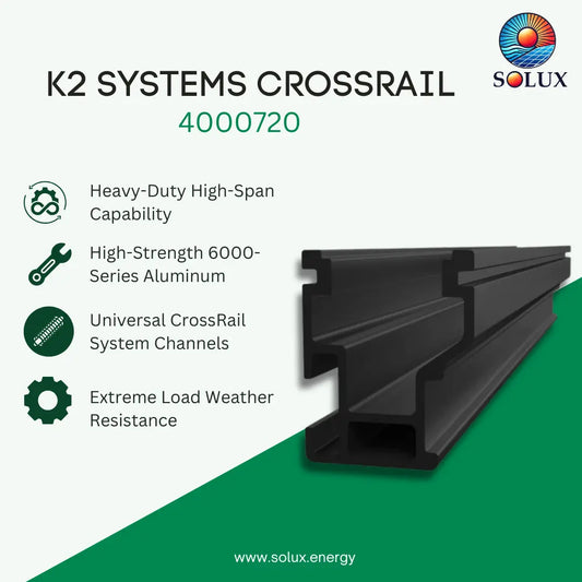 K2 Systems 4000720 CrossRail 44-X 172'', Dark