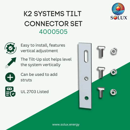 K2 Systems 4000505 CrossRail Tilt Connector Set