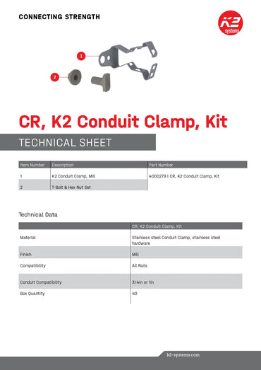 4000279 conduit clamps