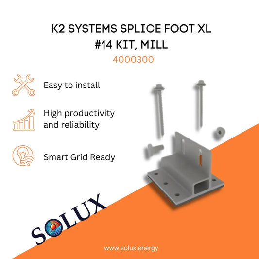 This is an image of K2 Splice Foot XL #14 Kit, Mill